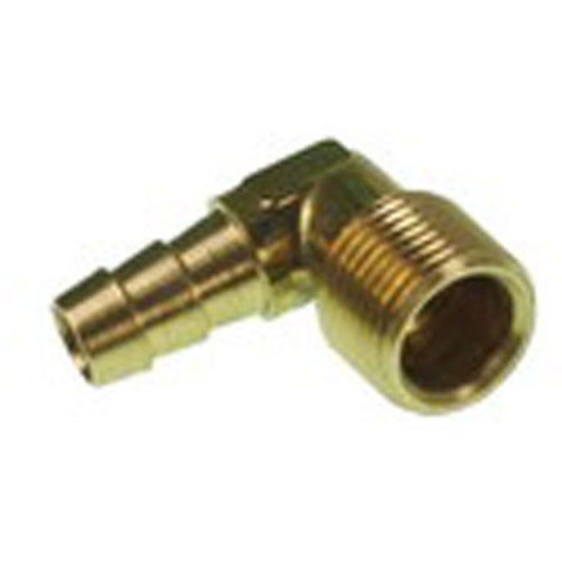 Fuel Elbow Fitting 3/8barb x 1/4 NPT