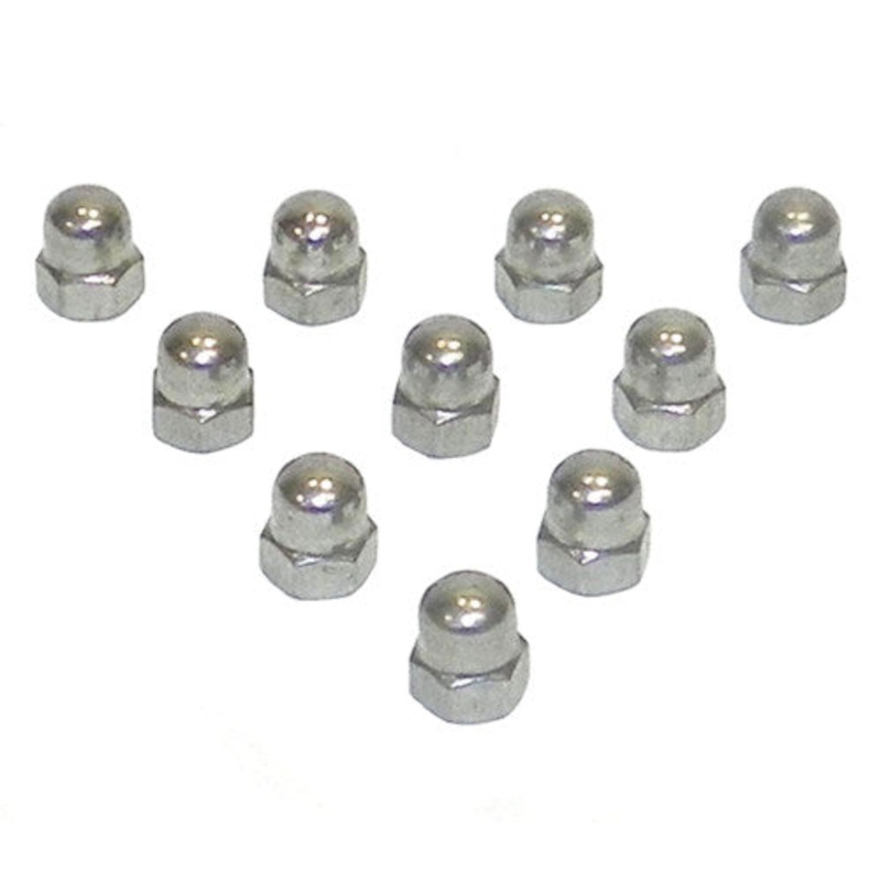 Nut, Acorn - 6mm 10 Pack