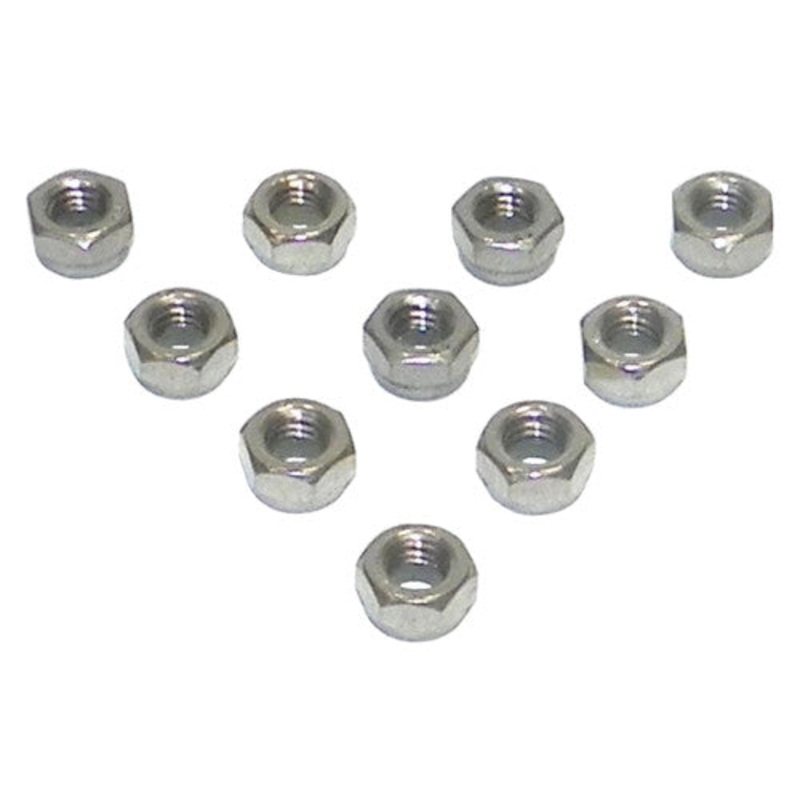 Nut, Nylon Lock - 8mm 10 Pack