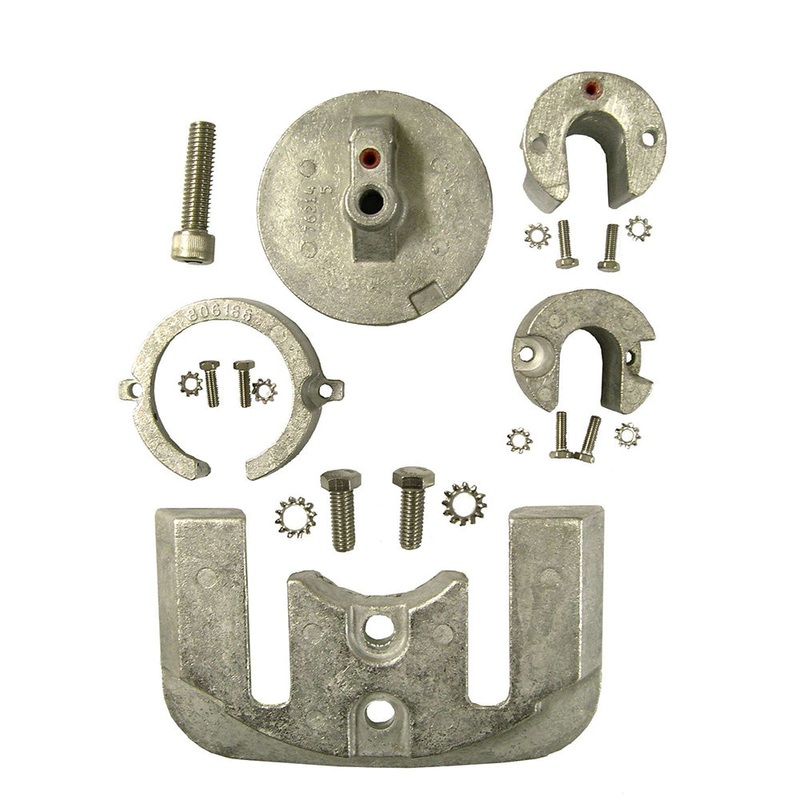 Performance Metals Mercruiser Bravo 1 Complete Anode Kit - Aluminum [10060A]